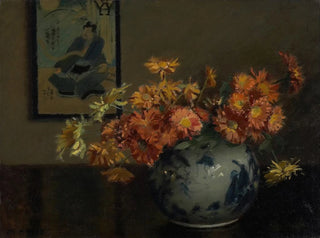 Mary Hiester Reid - Chrysanthemums A Japanese Arrangement.webp
