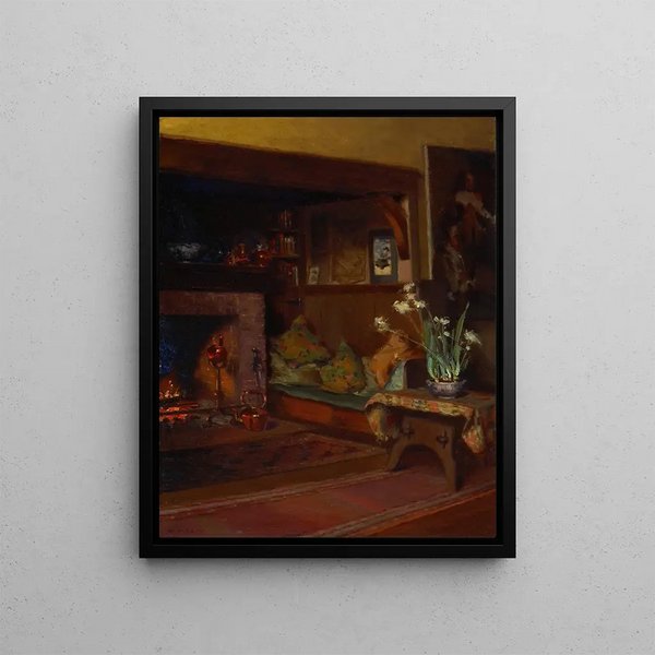 Mary Hiester Reid - The Inglenook in My Studio.webp