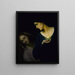 Die Nacht und ihre Tochter schlafen - Mary Lizzie Macomber — gerahmtes Bild an der Wand