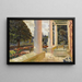 La Terrasse du domaine MacMonnies à Giverny - Mary Macmonnies Low — gerahmtes Bild an der Wand