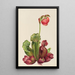 Sarracénie pourpre commune Sarracenia purpurea venosa - Mary Vaux Walcott — gerahmtes Bild an der Wand