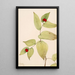 Glöckchen der Fee Disporum trachycarpum - Mary Vaux Walcott — gerahmtes Bild an der Wand