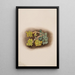 Orpin jaune Sedum stenopetalum - Mary Vaux Walcott — gerahmtes Bild an der Wand