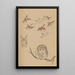 Choju ryakugashiki Pl25 - Masayoshi Kitao — gerahmtes Bild an der Wand