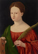 Sainte Catherine d'Alexandrie - Meister der Zwölf Apostel — Ansicht des Kunstwerks