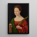 Sainte Catherine d'Alexandrie - Meister der Zwölf Apostel — gerahmtes Bild an der Wand