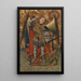 Saint Michel - Meister von Belmonte — gerahmtes Bild an der Wand