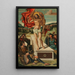 Die Auferstehung Christi - Meister von San Ildefonso — gerahmtes Bild an der Wand