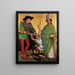 Saint Martin de Tours et Saint Nicolas de Bari - Maître d'Uttenheim — gerahmtes Bild an der Wand