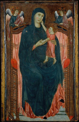 Master of Varlungo - Madonna and Child Enthroned with Angels.webp