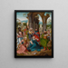 L'Adoration des Mages - Meister der Anverser Anbetung — gerahmtes Bild an der Wand