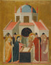 Präsentation von Jesus im Tempel - Meisterin der Madonna Cini — Ansicht des Kunstwerks