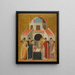 Präsentation von Jesus im Tempel - Meisterin der Madonna Cini — gerahmtes Bild an der Wand