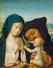 Die Heilige Familie - Meister des Altarbildes von Saint-Barthélemy — Ansicht des Kunstwerks