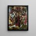 Marie Reine des Himmels - Meister der Legende von Sainte-Lucie — gerahmtes Bild an der Wand