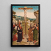 Kreuzigung der Sibylle - Meister der Tiburtine — gerahmtes Bild an der Wand