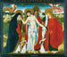 Die Heilige Dreifaltigkeit mit der Jungfrau Maria und dem heiligen Johannes dem Evangelisten - Meister des Altars Wendelin — Ansicht des Kunstwerks
