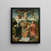 Calvaire - Meister der Anbetung von Groote — gerahmtes Bild an der Wand