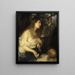 Die bußfertige Maria Magdalena - Mateo Cerezo le Jeune — gerahmtes Bild an der Wand