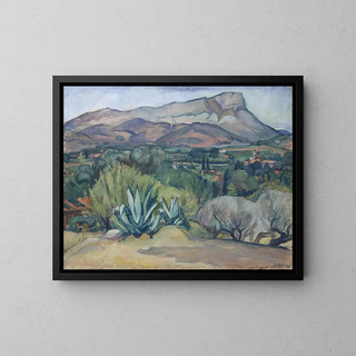 Landschaft der Provence - Mathilde Battenberg — gerahmtes Bild an der Wand