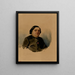 Portrait des Abtes Coquereau - Mathilde Bonaparte — gerahmtes Bild an der Wand