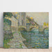 Reproduktion des Gemäldes Morgen Graues Gemälde, Moret - Henri Le Sidaner