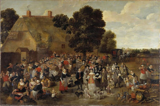 Mattheus van Helmont - Village Wedding and Open Air Feast.webp