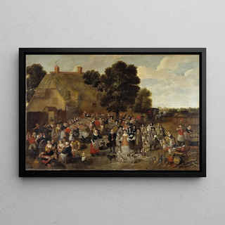 Mattheus van Helmont - Village Wedding and Open Air Feast.webp