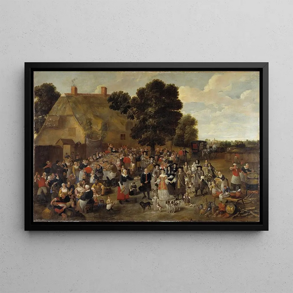 Mattheus van Helmont - Village Wedding and Open Air Feast.webp