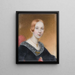 Portrait einer Dame mit roten Haaren - Matthias Grilhofer — gerahmtes Bild an der Wand