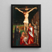Die Kreuzigung - Matthias Grünewald — gerahmtes Bild an der Wand