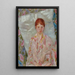 Frau im Genesungsprozess Paula May - Matthias May — gerahmtes Bild an der Wand