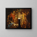 Mucius Scaevola vor Lars Porsenna - Matthias Stom — gerahmtes Bild an der Wand