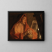 Saint Jérôme - Matthias Stom — gerahmtes Bild an der Wand