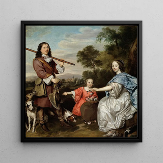 Matthijs Pompe van Slingelandt et sa famille - Jan Mijtens