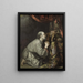 Saint Jérôme - Matthijs Naiveu — gerahmtes Bild an der Wand