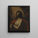 Der gekrönte Christus mit Dornen - Mattia Preti — gerahmtes Bild an der Wand