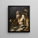 Saint Paul l'Ermite - Mattia Preti — gerahmtes Bild an der Wand