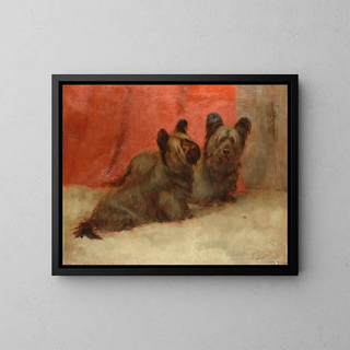 Maud Earl - Portrait of two Skye terriers.webp