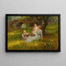 La Guirlande de marguerites - Maude Goodman — gerahmtes Bild an der Wand