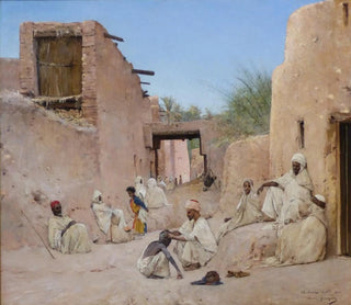 Maurice Bompard - A Street In The Oasis Of Chetma.webp