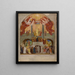 Die Pfingsten die Römische Kirche die Östliche Kirche - Maurice Denis — gerahmtes Bild an der Wand