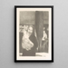 Mutter mit Baby in der Nähe einer Zypresse - Maurice Denis — gerahmtes Bild an der Wand