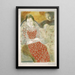 Sur le canapé argenté pâle - Maurice Denis — gerahmtes Bild an der Wand