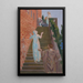 Visitation dans l'escalier de Silencio - Maurice Denis — gerahmtes Bild an der Wand
