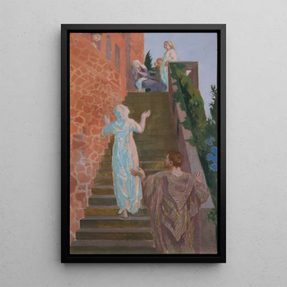 Maurice Denis - Visitation dans lescalier de Silencio.webp