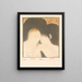 Eine Frau umarmt einen jungen Mann - Maurice Denis — gerahmtes Bild an der Wand