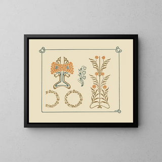 Maurice Pillard Verneuil - Abstract design based on tiny leaves and berries.webp