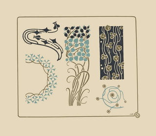 Maurice Pillard Verneuil - Abstract design based on tiny leaves on stems.webp