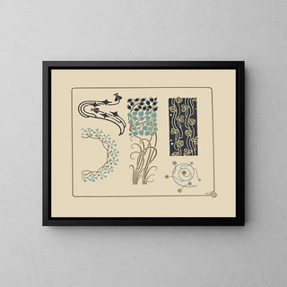 Maurice Pillard Verneuil - Abstract design based on tiny leaves on stems.webp